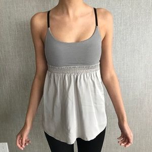 2/$30🍑 LULULEMON Bliss Tank Cashew/Tonka Stripe